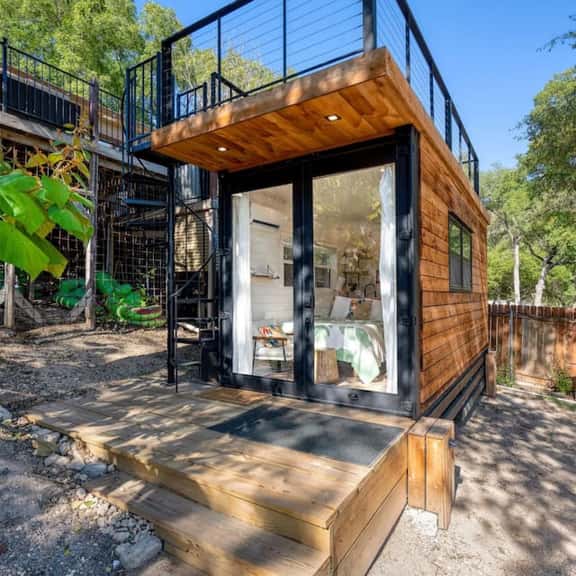 Riverfront Container Home | Private Rooftop Deck - Image 1